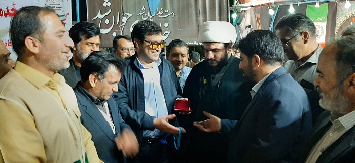 کاروان خادمان حرم حضرت معصومه(س) میهمان موکب آبفای زاهدان شد