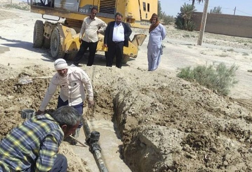 مشکل افت فشار آب در روستای چِشَک برطرف شد