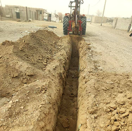 پایان افت فشار و قطعی آب در یک روستای تفتان