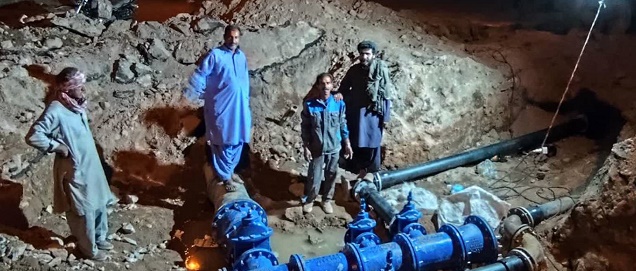 آغاز فاز نخست نوسازی خط پمپاژ آب با تأمین ۱۰ کیلومتر لوله