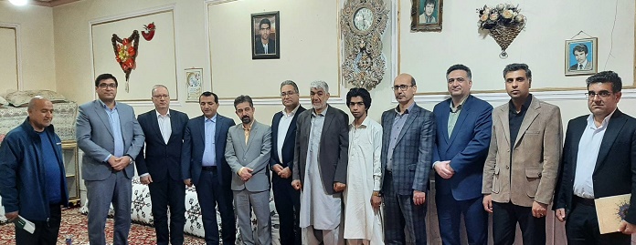 دیدار مشاور وزیر نیرو با خانواده‌های معظم شهدای استان سیستان و بلوچستان