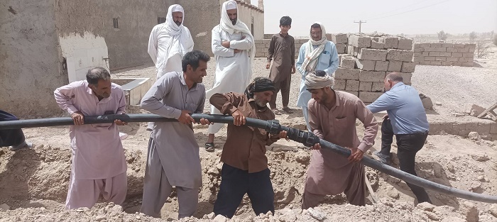 رفع مشکل آب ۱۷۰۰ خانوار در شهرستان زهک